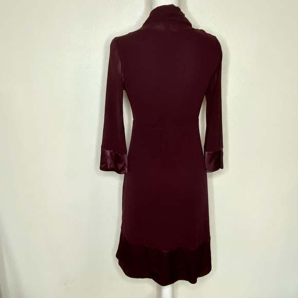 Anthropologie Weston Wear Burgundy Midi Dress - Picture 3 of 8